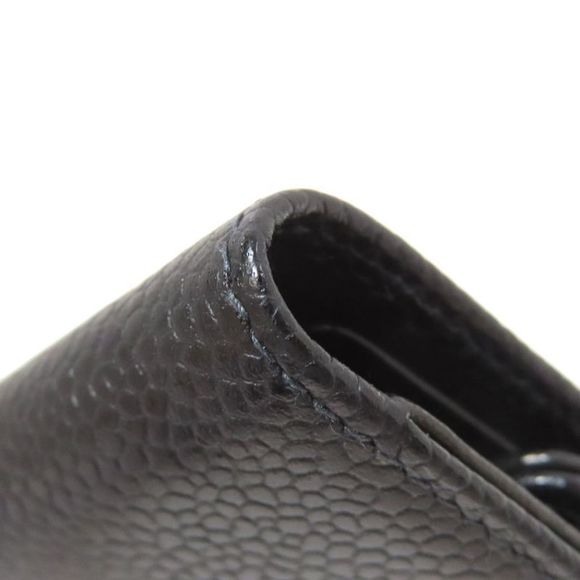 Chanel Coco Mark Gold Hardware Key Case Grained Calfskin Women - Picture 12 of 15